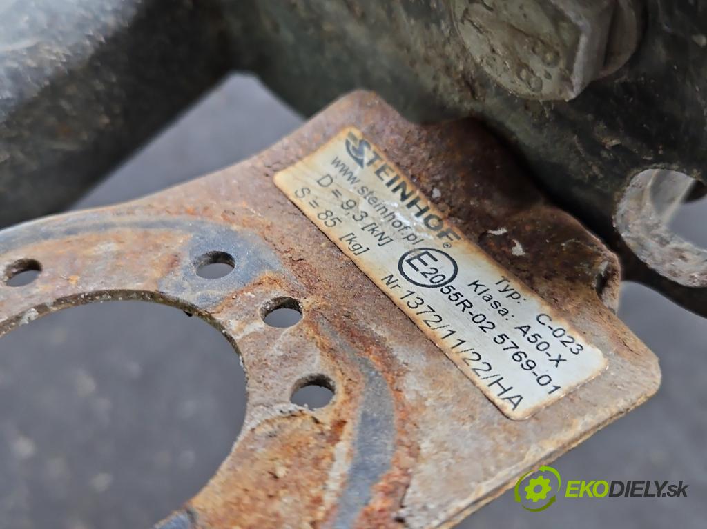 Citroen Berlingo II 2008-2018 1.6 hdi 90 HP manual 66 kW 1560 cm3 5- Hák: vlečení:  (Ťažné zariadenie)