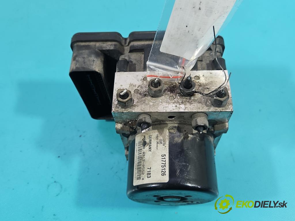 Alfa romeo Giulietta 1.6 jtd 105 HP manual 77 kW 1598 cm3 5- čerpadlo abs 51775126 (Pumpa ABS)