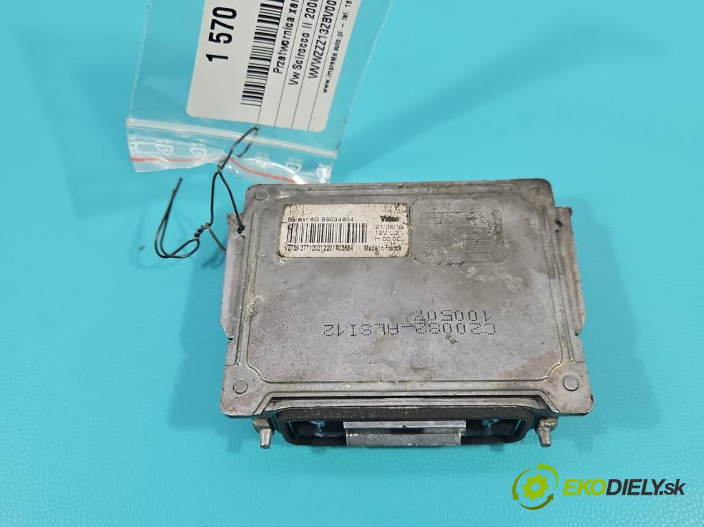 Vw Scirocco II 2008-2017 1.4 TSI 160 HP manual 118 kW 1390 cm3 3- střídač: xenon 4L0907391 (Riadiaca jednotka xenónu)