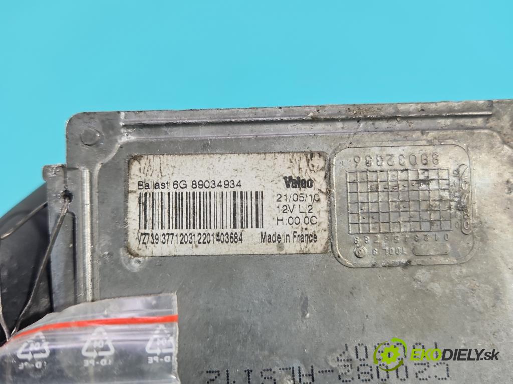 Vw Scirocco II 2008-2017 1.4 TSI 160 HP manual 118 kW 1390 cm3 3- střídač: xenon 4L0907391 (Riadiaca jednotka xenónu)