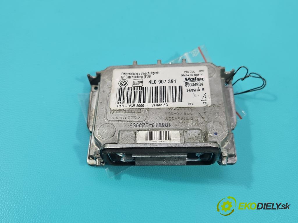 Vw Scirocco II 2008-2017 1.4 TSI 160 HP manual 118 kW 1390 cm3 3- střídač: xenon 4L0907391 (Riadiaca jednotka xenónu)