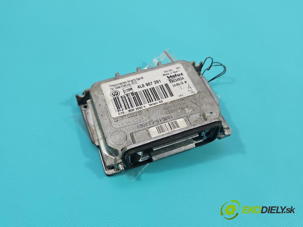 Vw Scirocco II 2008-2017 1.4 TSI 160 HP manual 118 kW 1390 cm3 3- střídač: xenon 4L0907391 (Riadiaca jednotka xenónu)