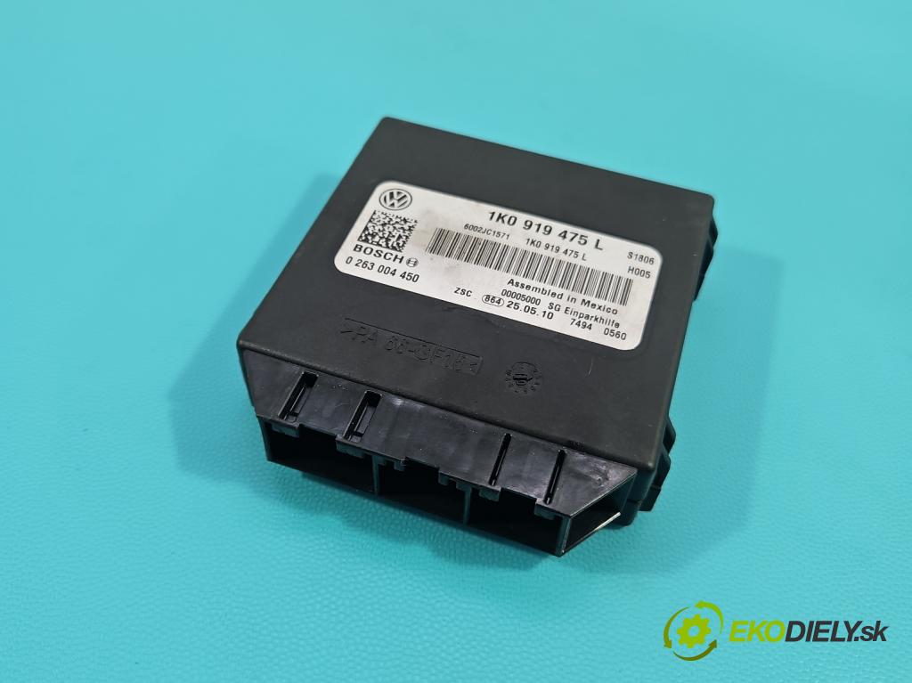 Vw Scirocco II 2008-2017 1.4 TSI 160 hp manual 118 kW 1390 cm3 3- řídící jednotka parkování 1K0919475L