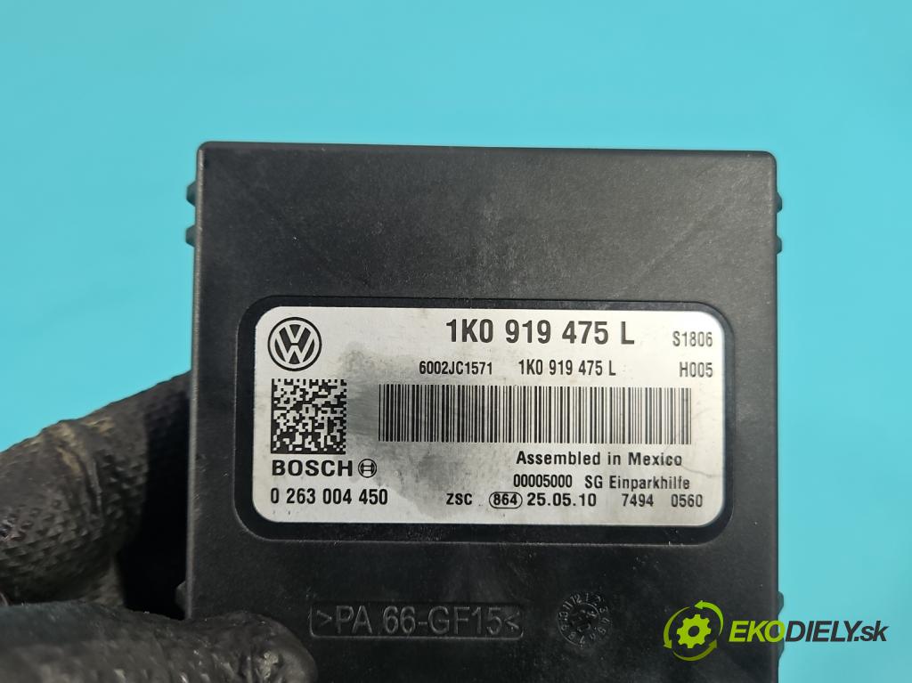 Vw Scirocco II 2008-2017 1.4 TSI 160 HP manual 118 kW 1390 cm3 3- riadiaca jednotka parkovaní: 1K0919475L