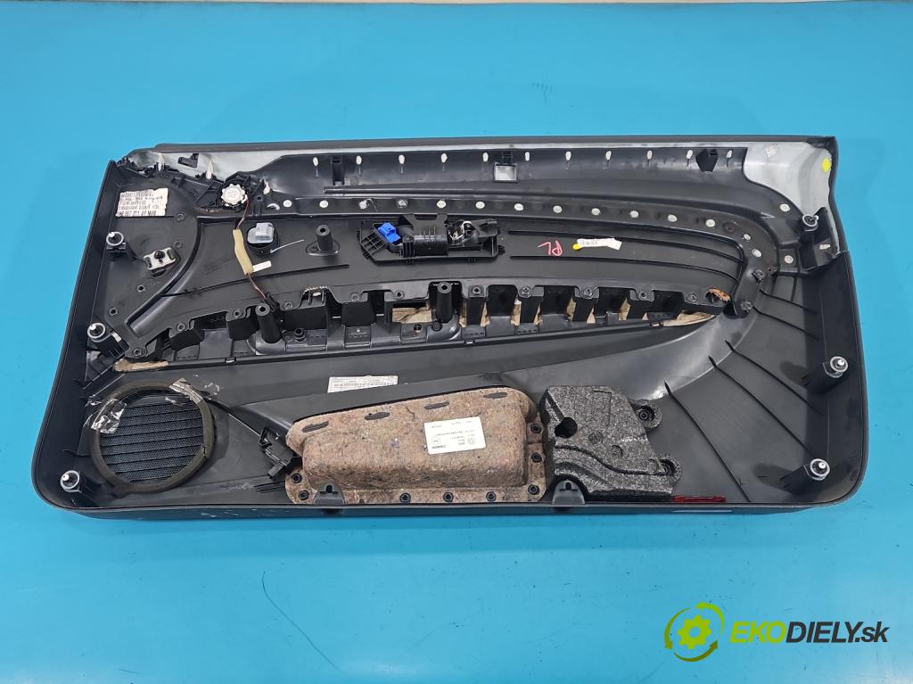 Vw Scirocco II 2008-2017 1.4 TSI 160 HP manual 118 kW 1390 cm3 3- Čalounictví: dvere predné ľavé 1K8867011AT