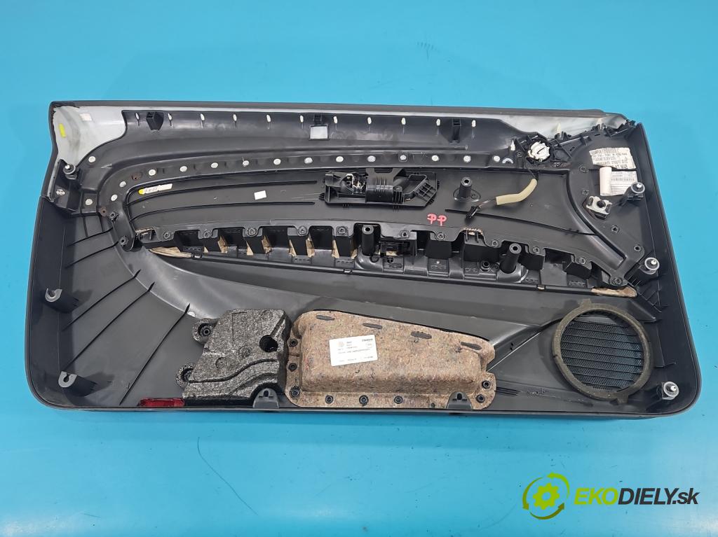 Vw Scirocco II 2008-2017 1.4 TSI 160 HP manual 118 kW 1390 cm3 3- Čalounictví: dvere predné pravé 1K8867012AT