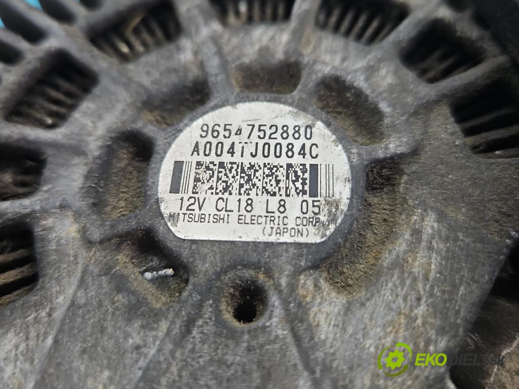 Citroen Berlingo II 2008-2018 1.6 hdi 90 HP manual 66 kW 1560 cm3 5- Alternator 9654752880 (Alternátor)