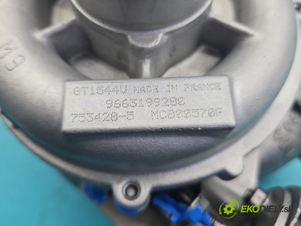 Citroen Berlingo II 2008-2018 1.6 hdi 90 hp manual 66 kW 1560 cm3 5- Turbodmychadlo repasováno 753420-5