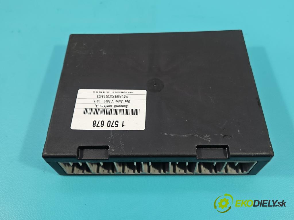 Opel Astra IV 2009-2015 1.7 cdti 125 HP manual 92 kW 1686 cm3 5- riadiaca jednotka komfortu 13584578