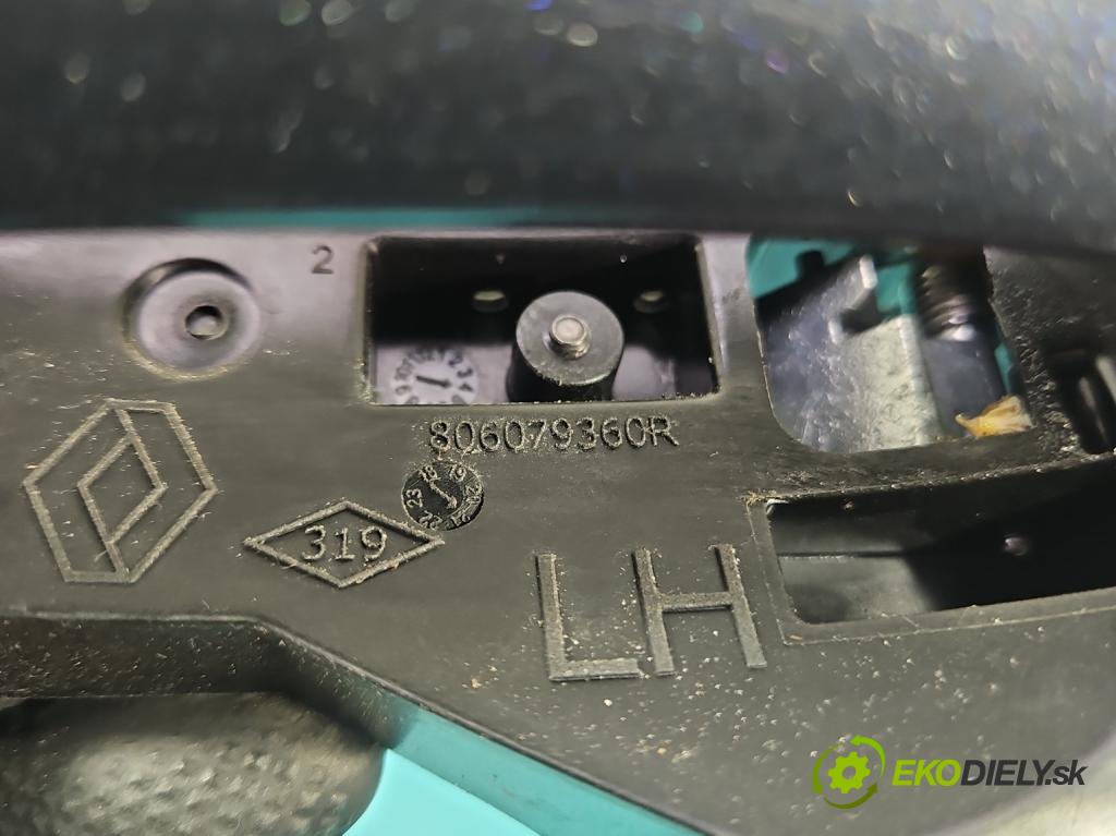 Renault Clio V 2019- 1.0 91 KM automatic 67 kW 999 cm3 5- rukoväť predné ľavé mimo: 806079360R (Kľučka dverí vonkajšia predná ľavá)