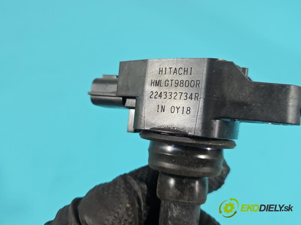 Renault Clio V 2019- 1.0 91KM automatic 67 kW 999 cm3 5- cívka zapalovací 224332734R (Zážehová cívka)