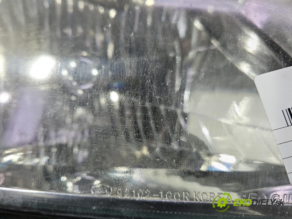 Kia Rio II 2005-2011 1.4 16V 97KM manual 71 kW 1399 cm3 5- Reflektor: pravý  (Svetlo predné pravé)