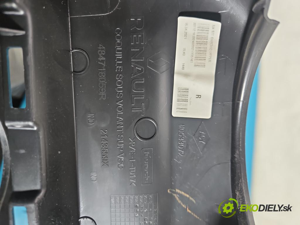 Renault Clio V 2019- 1.0 91 KM automatic 67 kW 999 cm3 5- kryt plast 484718059R