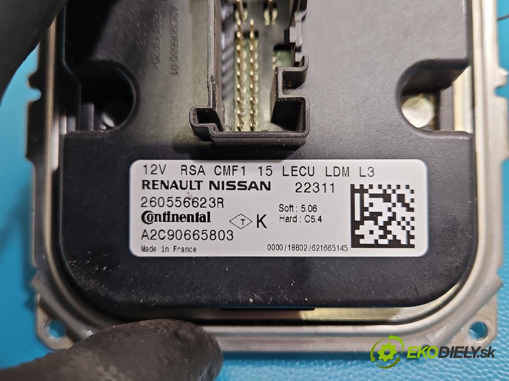 Renault Clio V 2019- 1.0 91 KM automatic 67 kW 999 cm3 5- modul lampy: 260556623R