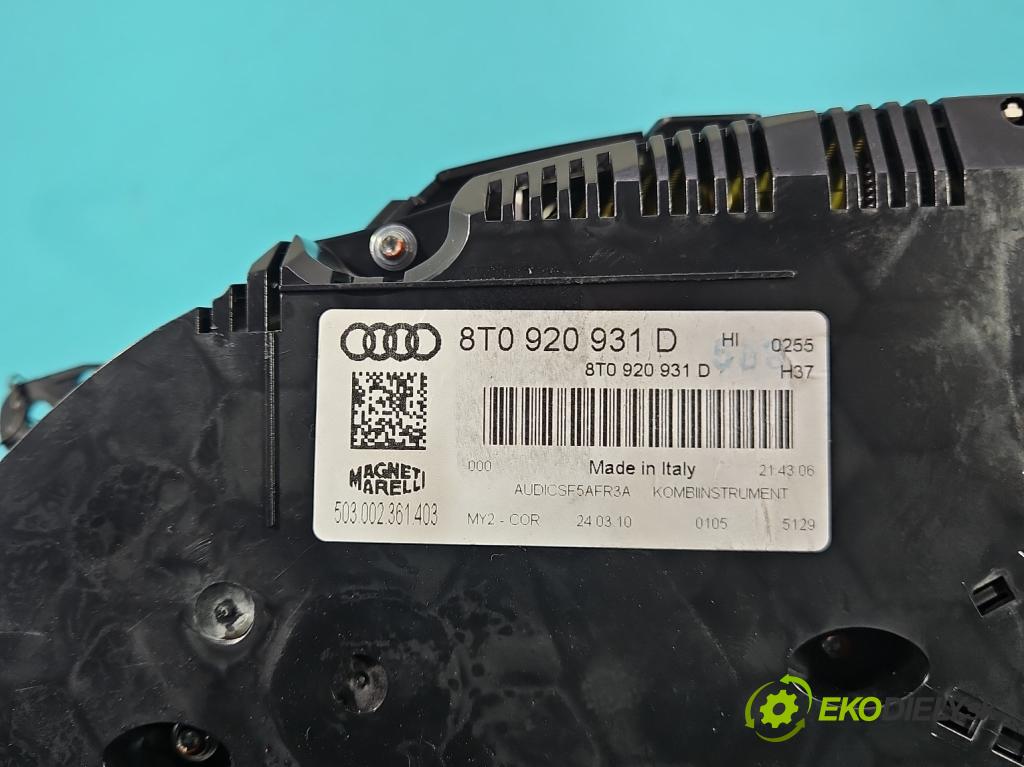 Audi A5 8T 2007-2016 3.0 tdi 239KM automatic 176 kW 2967 cm3 5- prístrojovka/ budíky 8T0920931D (Prístrojová doska)