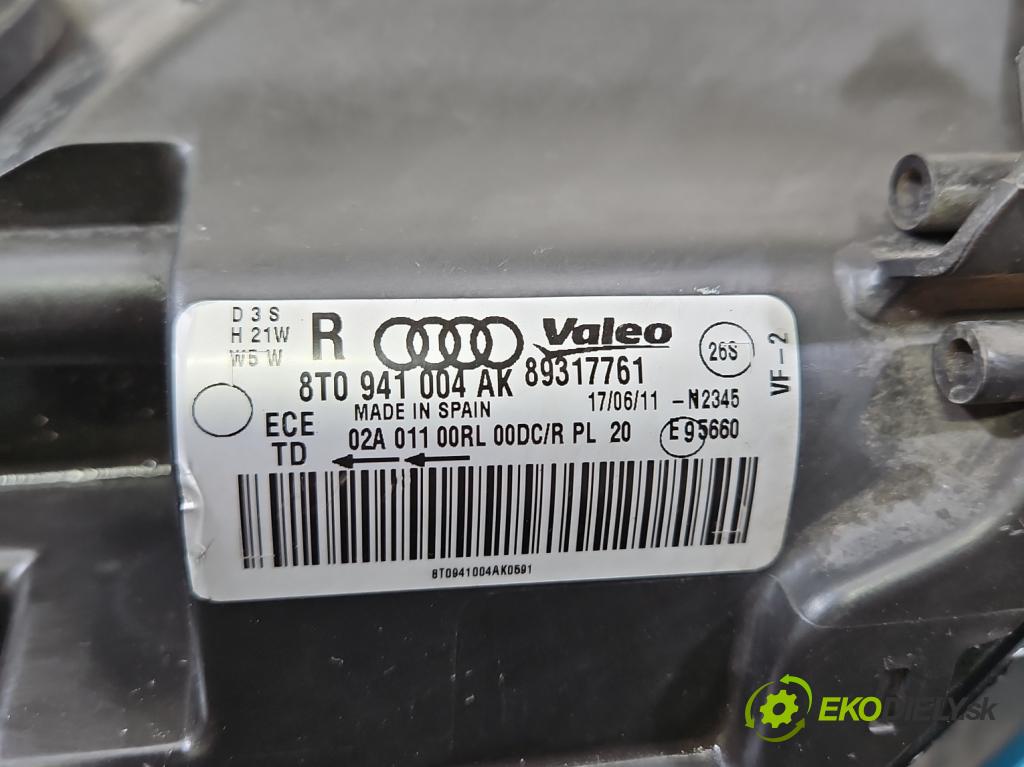 Audi A5 8T 2007-2016 3.0 tdi 239KM automatic 176 kW 2967 cm3 5- Reflektor: pravý 8T0941004AK (Svetlo predné pravé)