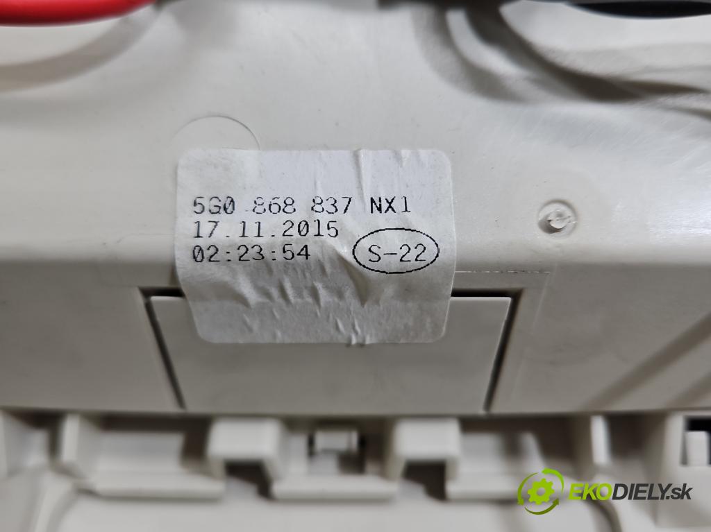 Vw Passat B8 2014 - 2.0 tdi 150 hp automatic 110 kW 1968 cm3 5- světlo interiéru 5Q0951172