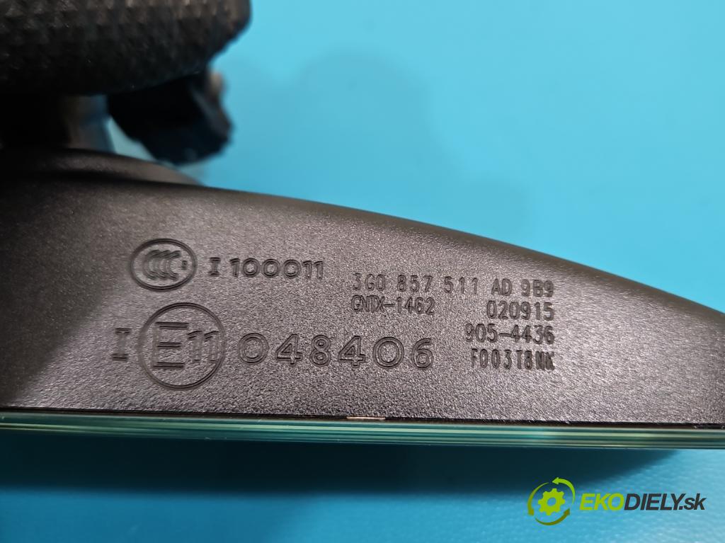 Vw Passat B8 2014 - 2.0 tdi 150 hp automatic 110 kW 1968 cm3 5- zpětné zrcátko vnitřní 3G0857511 (Vnitřní zpětné zrcátko)