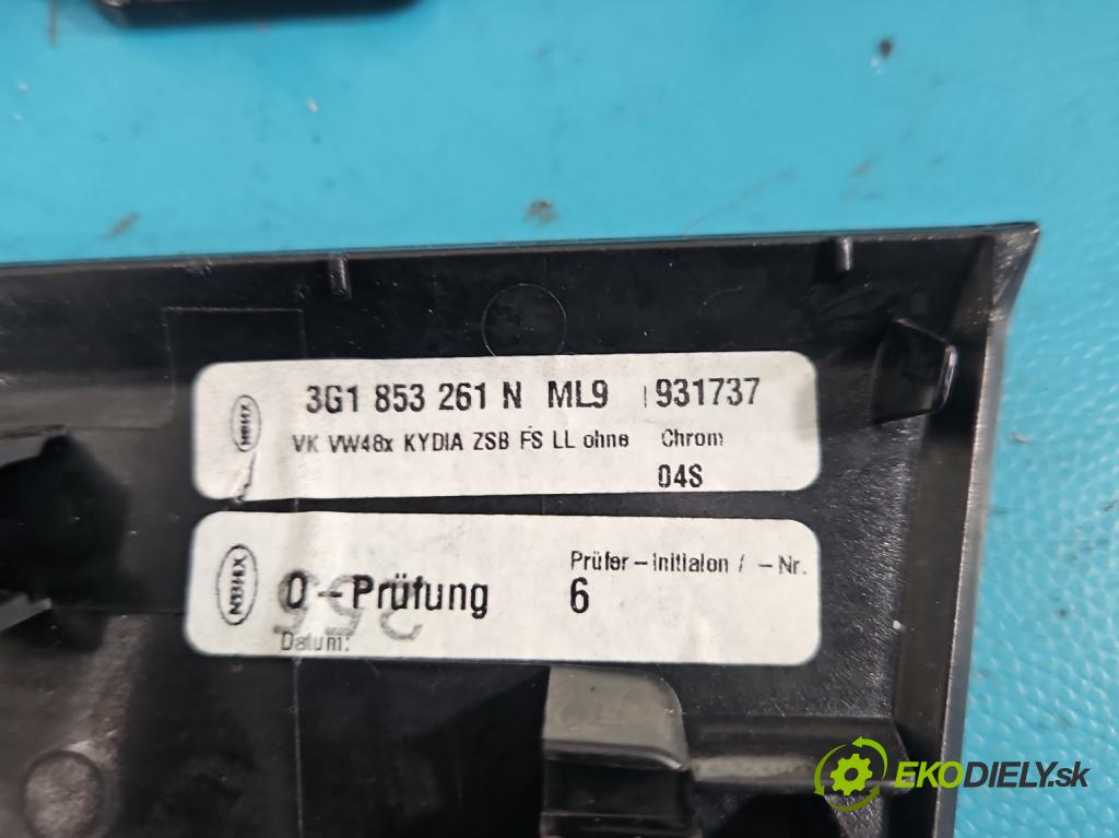 Vw Passat B8 2014 - 2.0 tdi 150 HP automatic 110 kW 1968 cm3 5- lišta ozdobná vnitŕní: 3G1858069