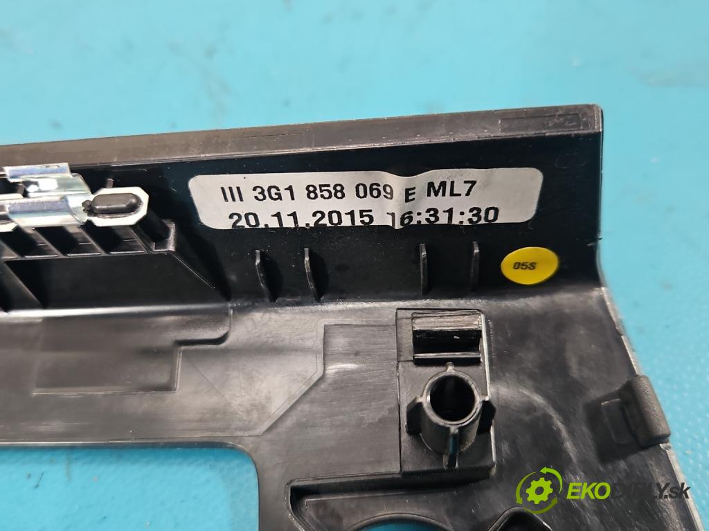 Vw Passat B8 2014 - 2.0 tdi 150 HP automatic 110 kW 1968 cm3 5- lišta ozdobná vnitŕní: 3G1858069