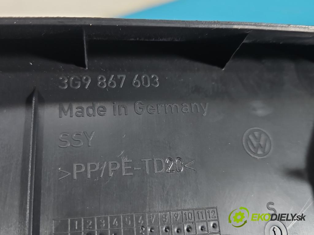 Vw Passat B8 2014 - 2.0 tdi 150 HP automatic 110 kW 1968 cm3 5- Čalounictví: kufrové dvere 3G9867605