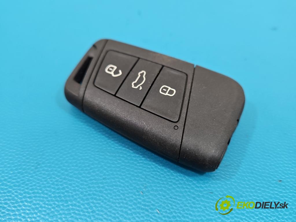 Vw Passat B8 2014- 2.0 tdi 150 hp automatic 110 kW 1968 cm3 5- dálkové klíč: 
