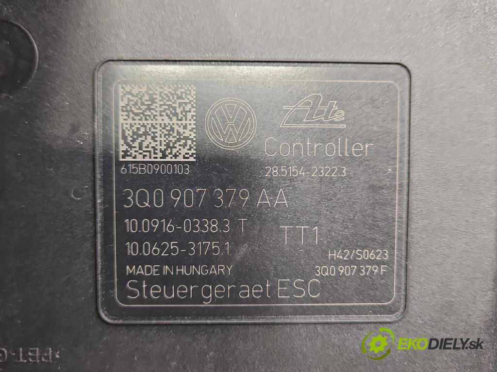 Vw Passat B8 2014 - 2.0 tdi 150 hp automatic 110 kW 1968 cm3 5- čerpadlo abs 3Q0907379AA (Pumpa ABS)