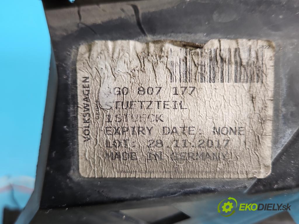 Vw Passat B8 2014 - 2.0 tdi 150 HP automatic 110 kW 1968 cm3 5- Boty: nárazník predné ľavý 3G0807177