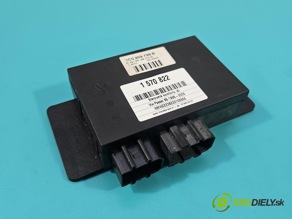 Vw Passat B5 1995-2005 1.9 tdi 131 HP manual 96 kW 1896 cm3 5- riadiaca jednotka komfortu 1C0959799B