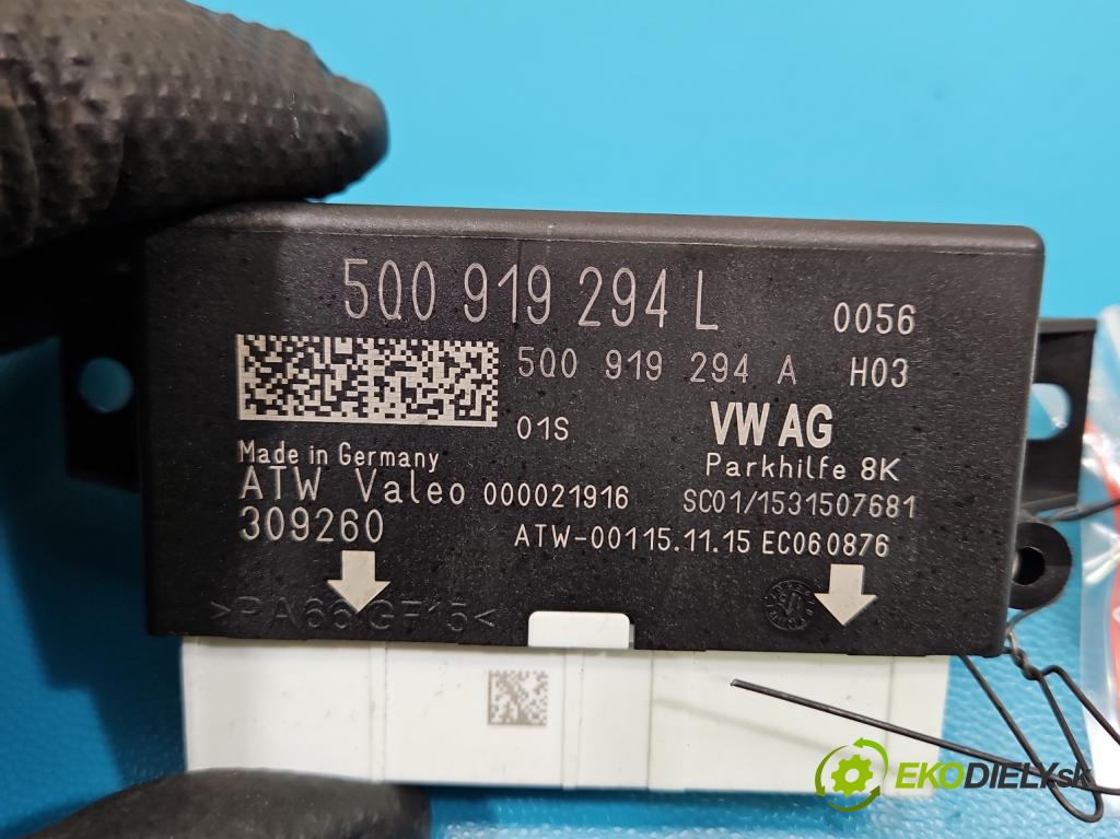 Vw Passat B8 2014 - 2.0 tdi 150 HP automatic 110 kW 1968 cm3 5- riadiaca jednotka parkovaní: 5Q0919294L