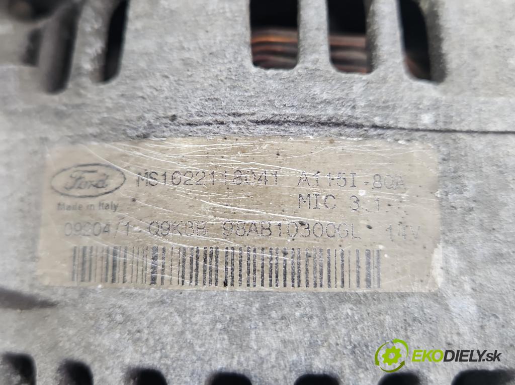 Ford Focus Mk1 1998-2004 1.6 16V 101 HP manual 74 kW 1596 cm3 5- Alternator 98AB10300GL (Alternátor)