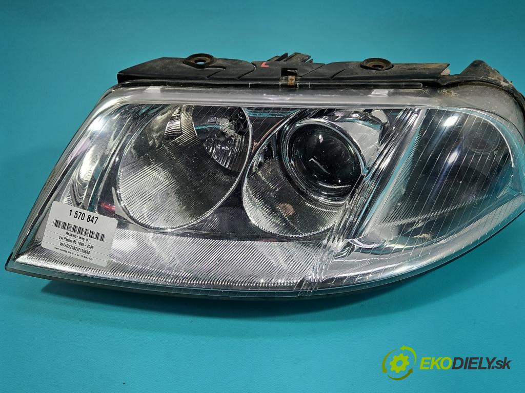 Vw Passat B5 1995-2005 1.9 tdi 131 HP manual 96 kW 1896 cm3 5- Reflektor: ľavý  (Kľučka dverí ostatné)