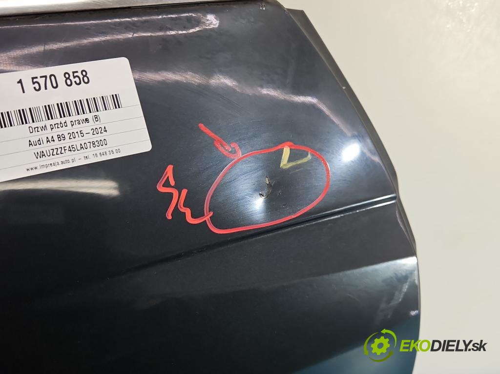 Audi A4 B9 2015-2024 2.0 TDI 190 hp automatic 140 kW 1968 cm3 5- dveře přední pravé  (Klika dveří ostatní)