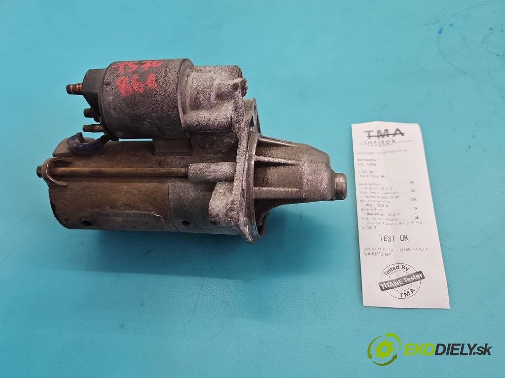 Ford Focus Mk1 1998-2004 1.6 16V 101 HP manual 74 kW 1596 cm3 5- štartér YS4U-11000-AB (Štartér)