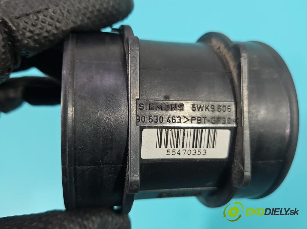 Opel Vectra C 2002-2008 1.8 16V 122 hp manual 90 kW 1796 cm3 4- váha vzduchu 5WK9606 (Snímač hmotnosti vzduchu)