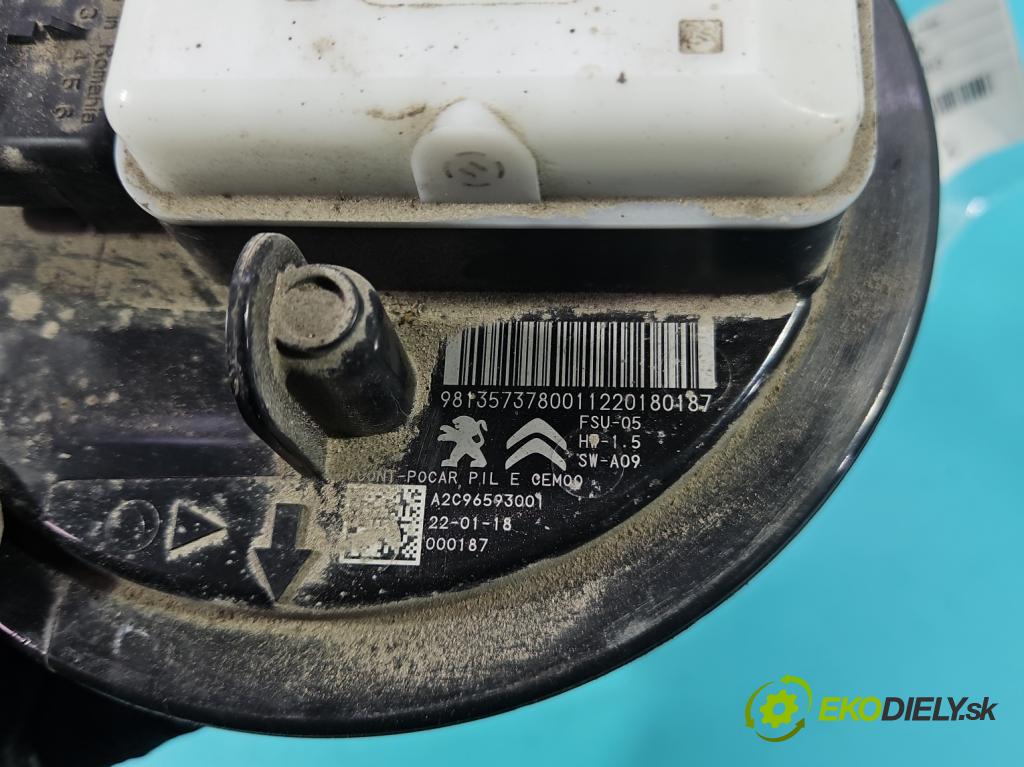 Citroen C3 III 2016-2024 1.2 12V 110 HP manual 81 kW 1199 cm3 5- čerpadlo palivo 9813573780