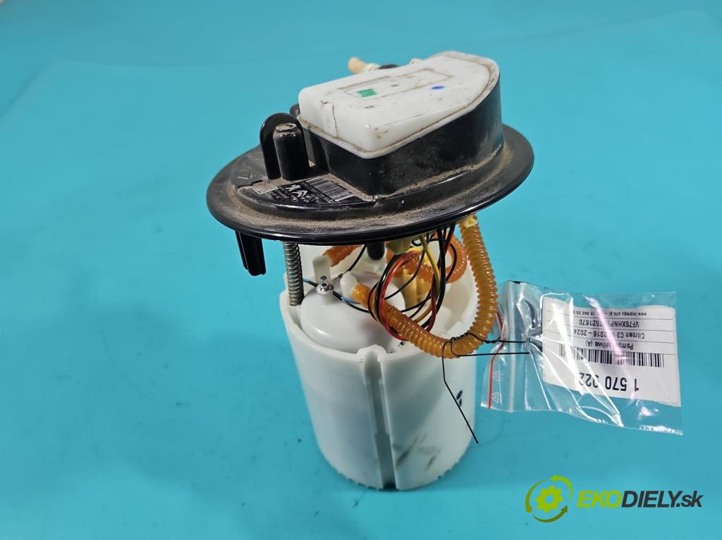 Citroen C3 III 2016-2024 1.2 12V 110 HP manual 81 kW 1199 cm3 5- čerpadlo palivo 9813573780