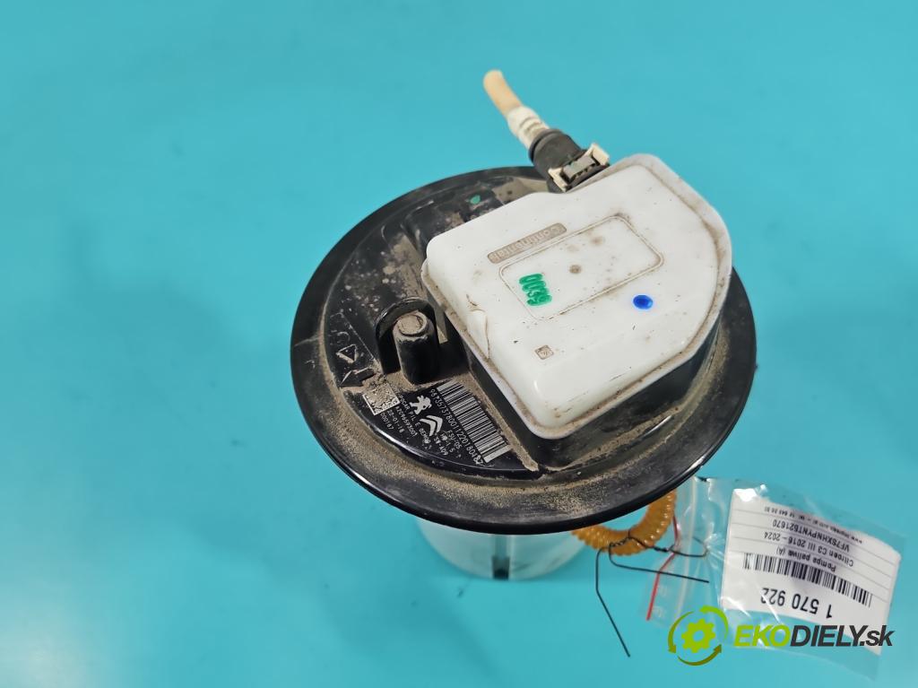 Citroen C3 III 2016-2024 1.2 12V 110 HP manual 81 kW 1199 cm3 5- čerpadlo palivo 9813573780