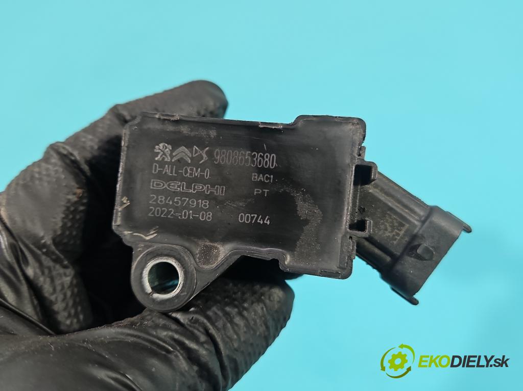 Citroen C3 III 2016-2024 1.2 12V 110 HP manual 81 kW 1199 cm3 5- cievka zapaľovacia 9808653680 (Zapaľovacia cievka)