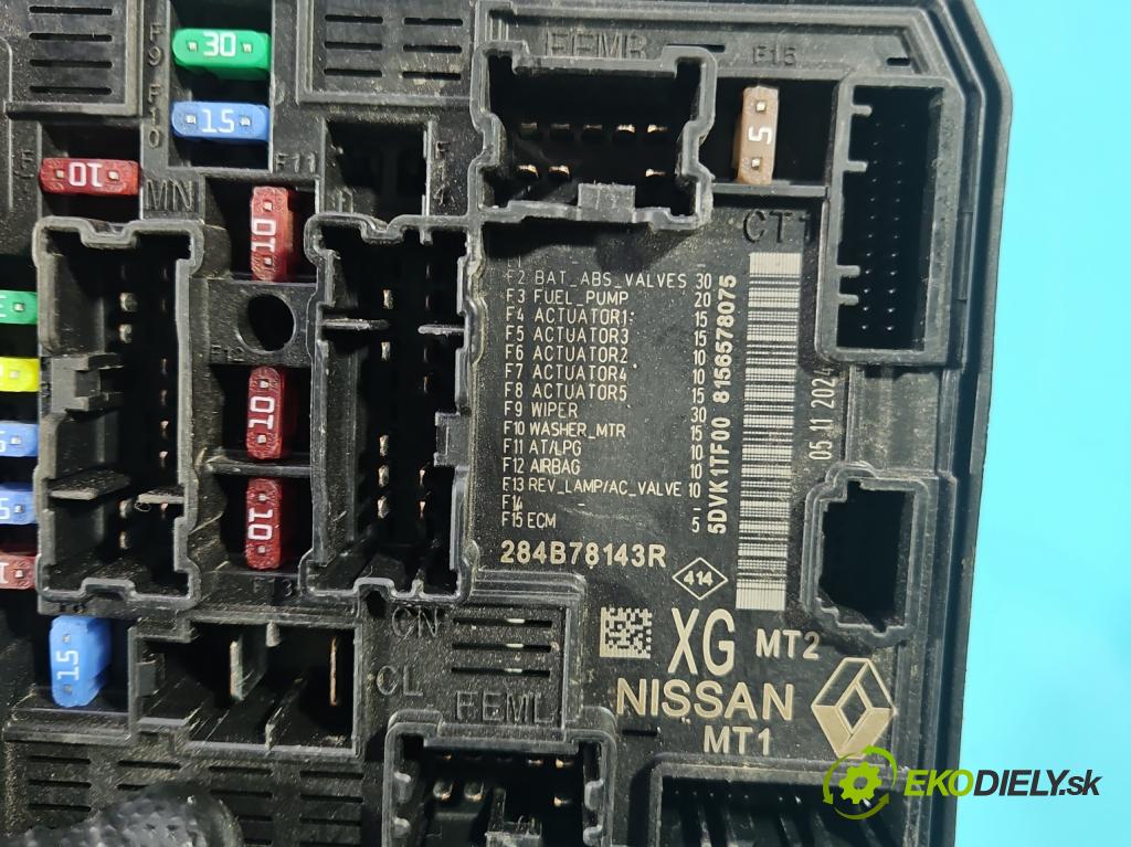 Dacia Duster III 24- 1.2 131 hp manual 96 kW 1199 cm3 5- řídící jednotka 284B78143R