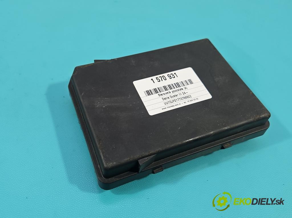 Dacia Duster III 24- 1.2 131 hp manual 96 kW 1199 cm3 5- řídící jednotka 284B78143R