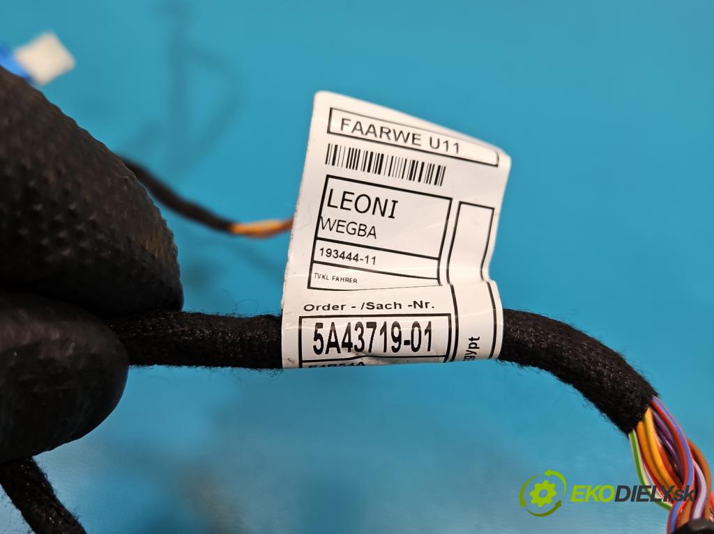 Bmw iX1 U11 0.0 elektrický: 272 HP automatic 200 kW 1 cm3 5- Zväzok: dvere predné vľavo: 5A43719-01