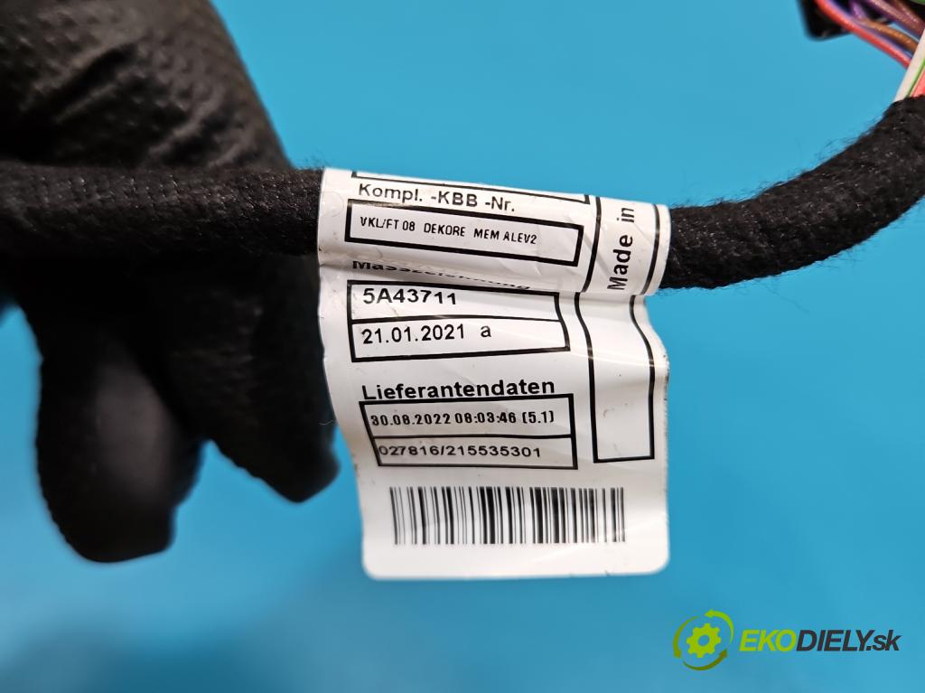 Bmw iX1 U11 0.0 elektrický: 272 HP automatic 200 kW 1 cm3 5- Zväzok: dvere predné vľavo: 5A43719-01