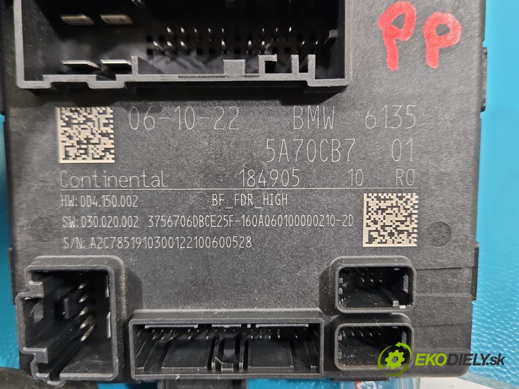 Bmw iX1 U11 0.0 elektrický: 272 hp automatic 200 kW 1 cm3 5- řídící jednotka 5A70CB7