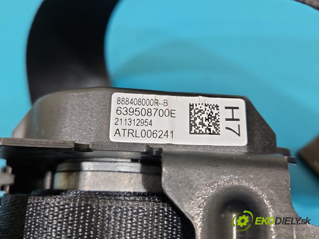 Renault Clio V 2019- 1.0 91 KM automatic 67 kW 999 cm3 5- pas bezpečnosť: zadné ľavý 639697900H