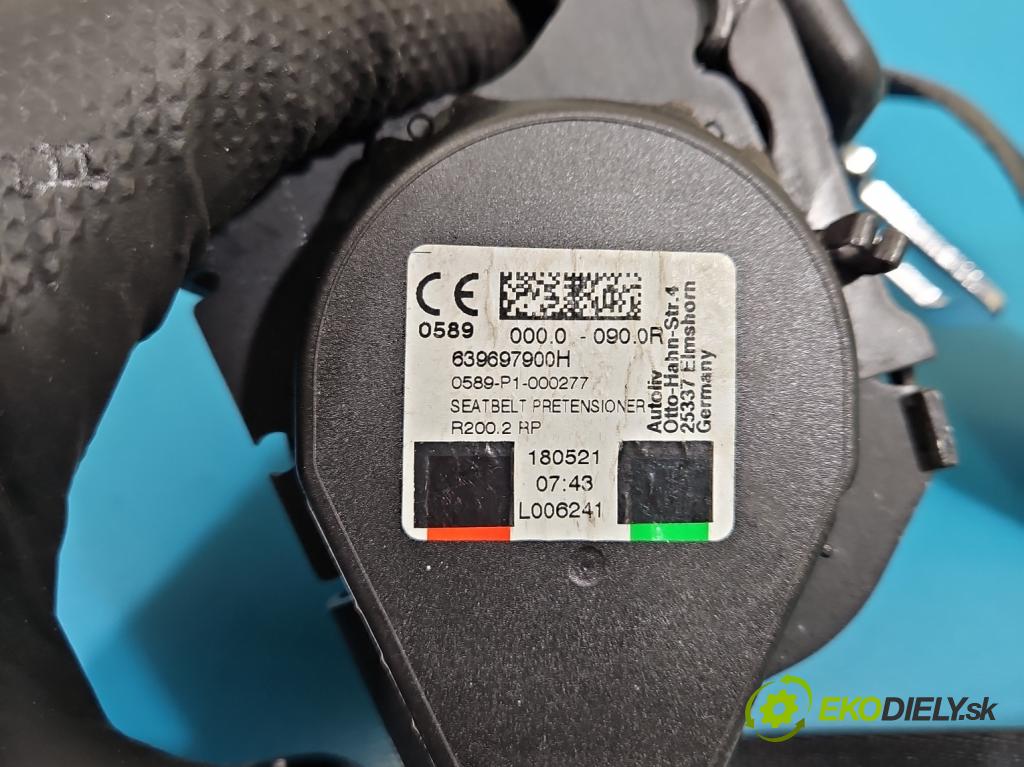 Renault Clio V 2019- 1.0 91 KM automatic 67 kW 999 cm3 5- pas bezpečnosť: zadné pravý 888408000R-B