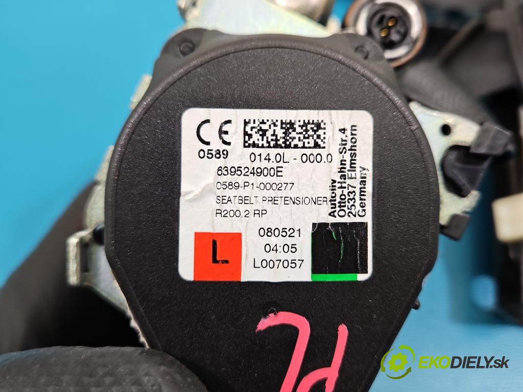 Renault Clio V 2019- 1.0 91 KM automatic 67 kW 999 cm3 5- pas bezpečnosť: predné ľavý 868852317R