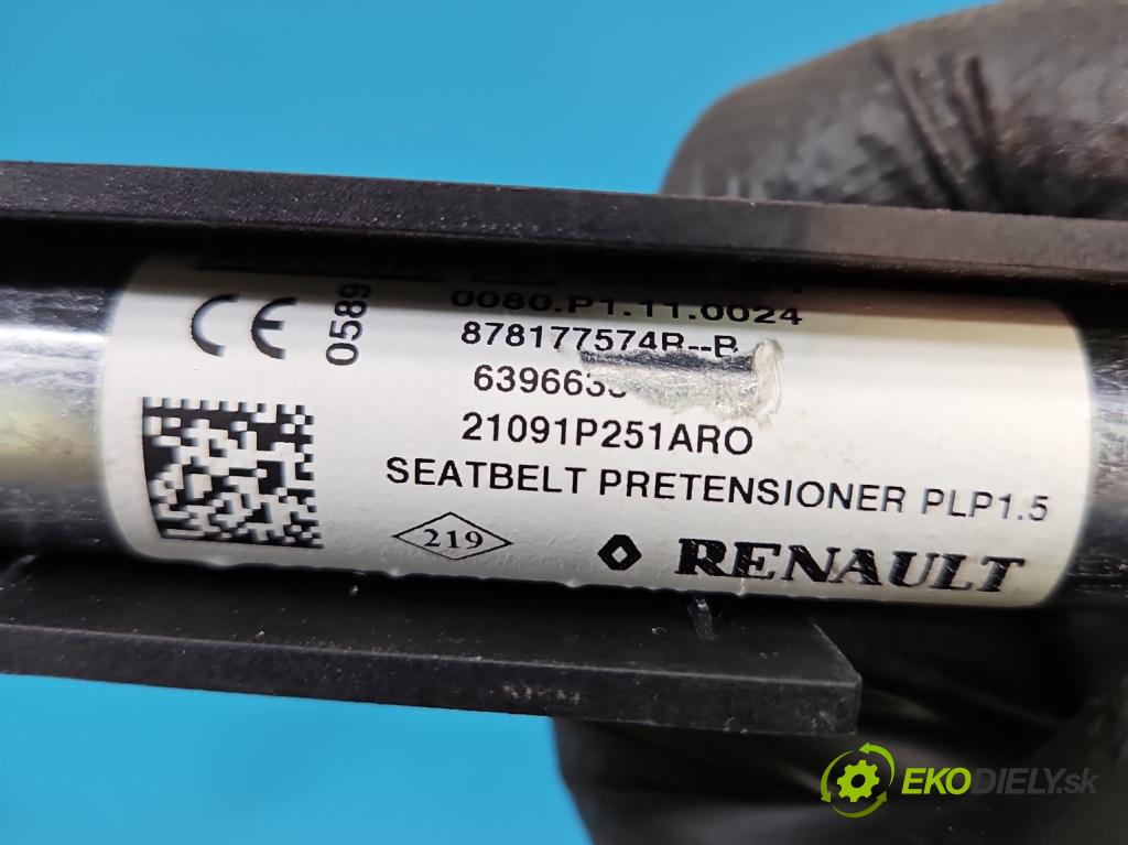 Renault Clio V 2019- 1.0 91 KM automatic 67 kW 999 cm3 5- pas bezpečnosť: predné ľavý 878177574R