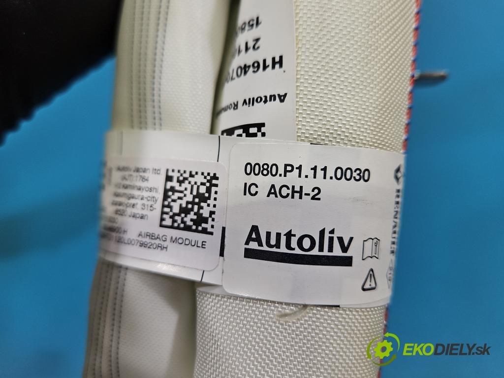 Renault Clio V 2019- 1.0 91KM automatic 67 kW 999 cm3 5- Záclona: levé 636046900H