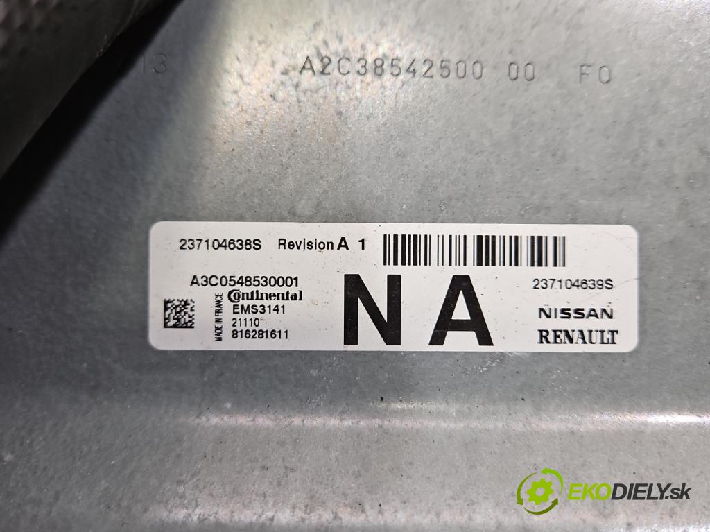 Renault Clio V 2019- 1.0 91 KM automatic 67 kW 999 cm3 5- riadiaca jednotka motora 237104638S